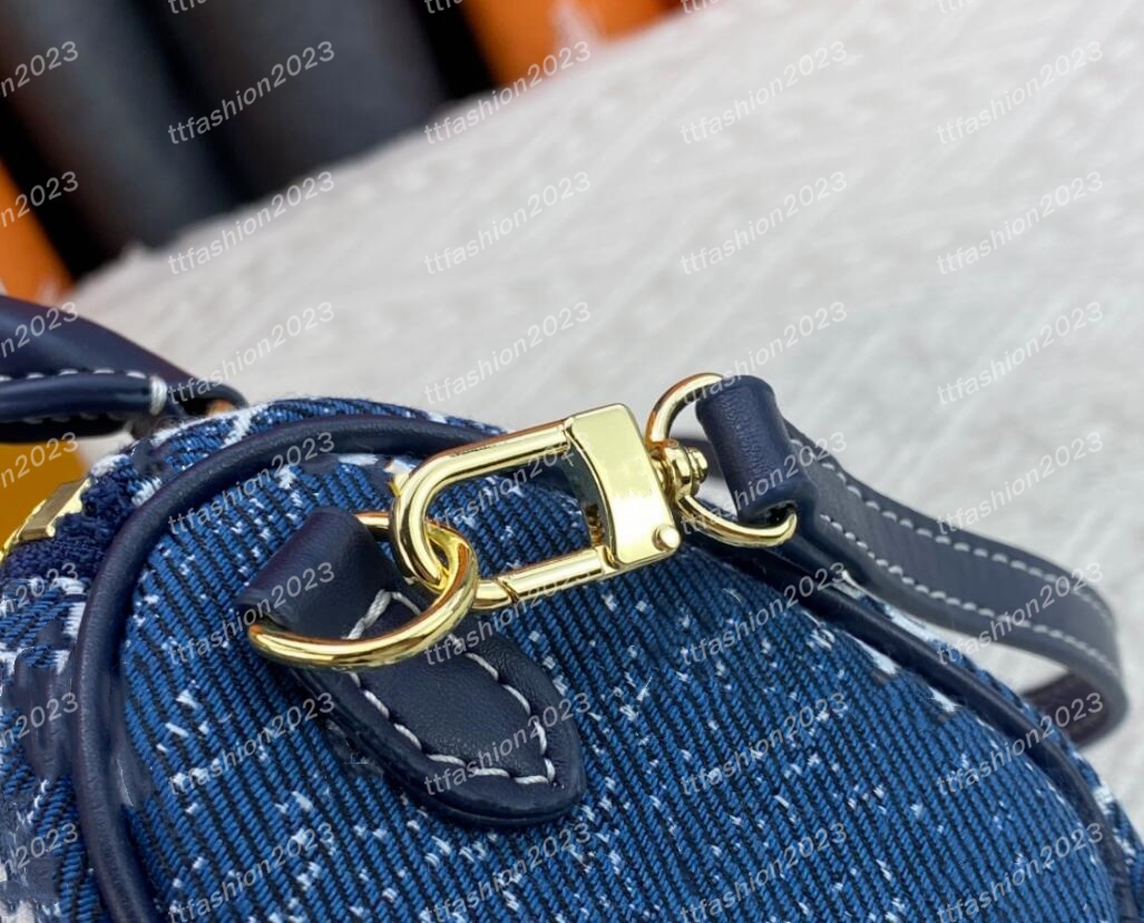 Sac de designer Boston NANO Sac Sac à bandoulière Bandoulière Femmes Mode Luxe Sac à main Denim Fourre-tout de haute qualité TOP 10A Pochette de bourse Livraison rapide