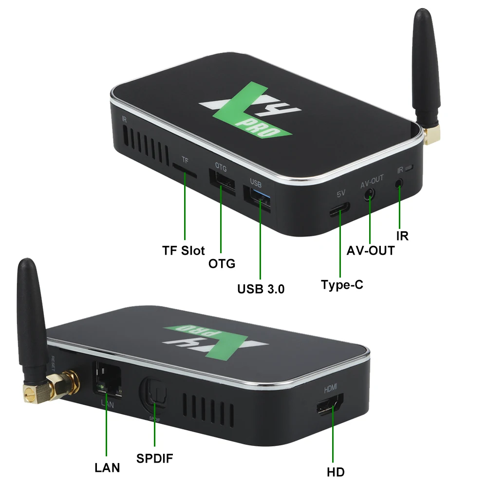 Receivers Ugoos x4 pro caixa de tv android 11 caixa de tv inteligente s905x4 ddr4 4gb 32 wifi 1000m x4 cubo x3 pro s905x3 android 9.0 tvbox