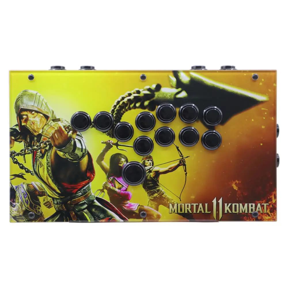 Joysticks Fightbox F1 Wszystkie przyciski Hitbox Style Arcade Joystick Fight Stick Game Kontroler PS4/PS3/PC SANWA OSF24 30 Panel grafiki