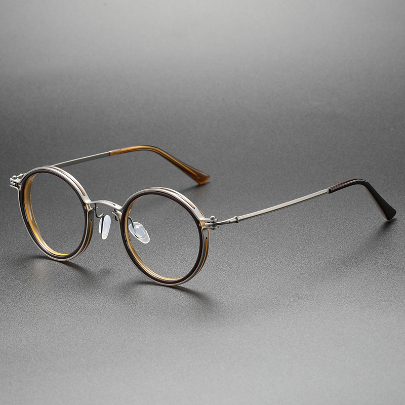 Sonnenbrille Titan Rahmen Designer Marke Vintage Mode Luxus Frauen Männer Brillen Rahmen Brillen Brillen-Rahmen Objektiv To64