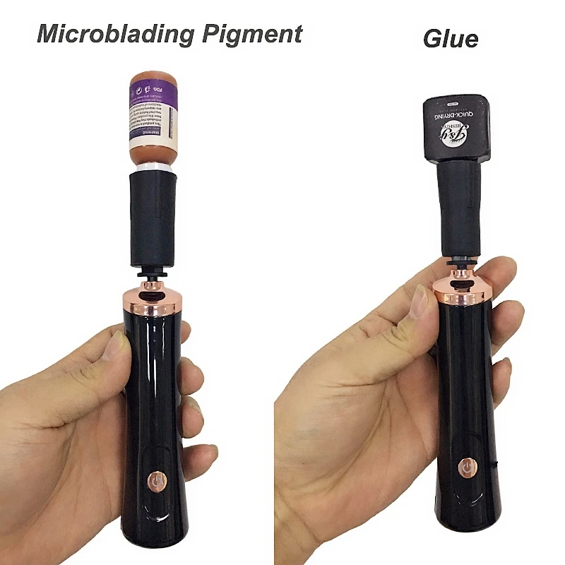 Conectores automático elétrico misturador de cola de cílios para tatuagem extensão de cílios pigmento prego laca agitando misturador ferramenta hine