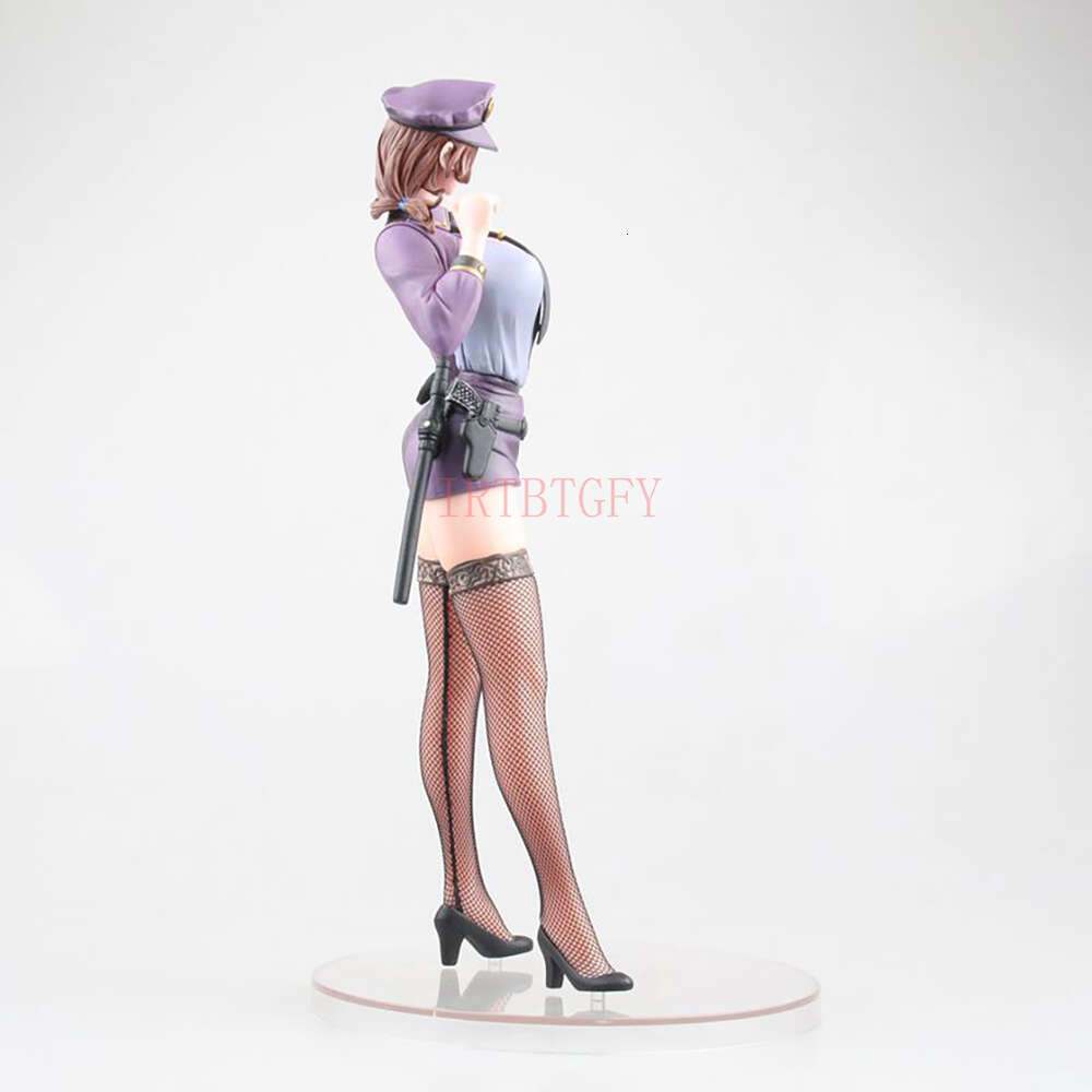 Anime manga 28 cm lewd och skakande s polis xiaozi a-plus 1/6 anime pvc action figur leksak spel samlarobjekt modell docka