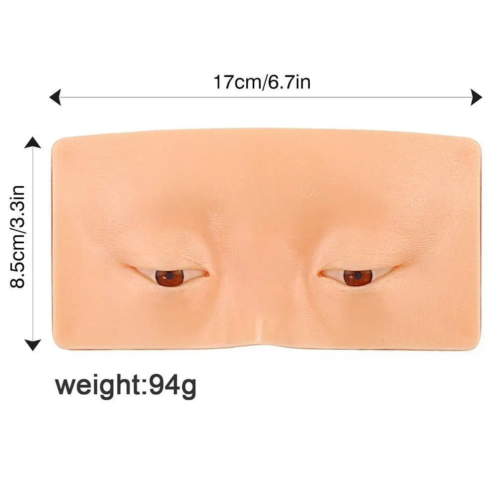 Trimmer Reusable 5d Eyebrow Tattoo Practice Eye Skin Makeup Training Skin Silicone Practice Pad for Makeup Beauty Academy Training Tool