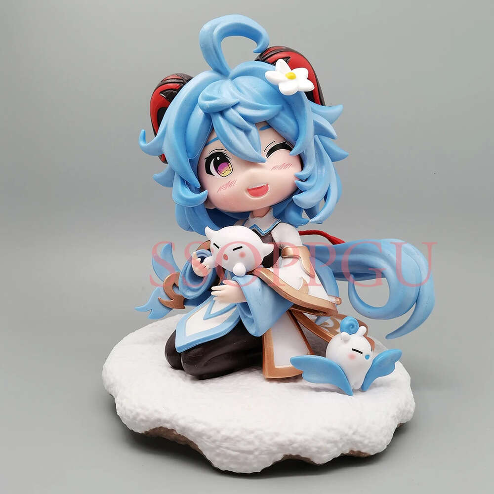 Anime Manga Genshin Impact Q Version Gan Yu Ganyu Hu Tao CR Studio Anime fille PVC figurine jouet jeu Collection modèle poupée