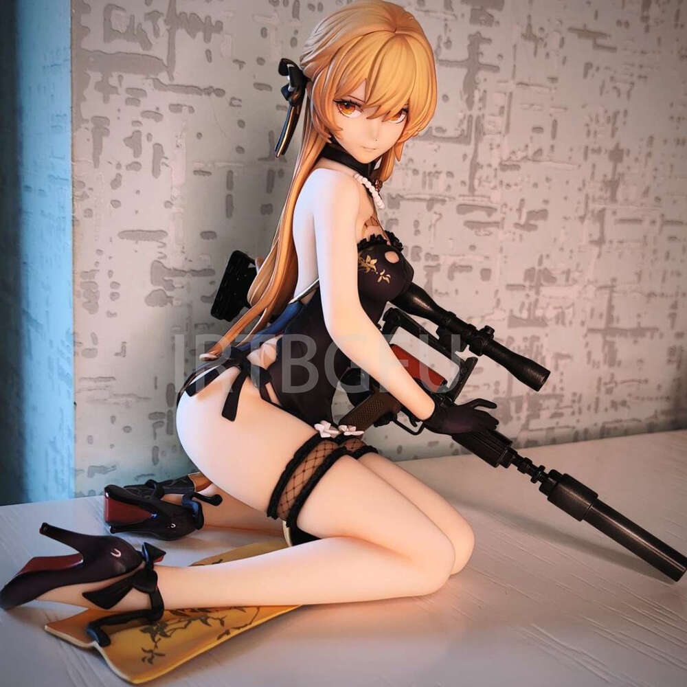 Anime Manga 11cm Girls' Frontline Ots-14 1/7 Anime PVC Figure Toy Game Action Figures Collectible Model Doll