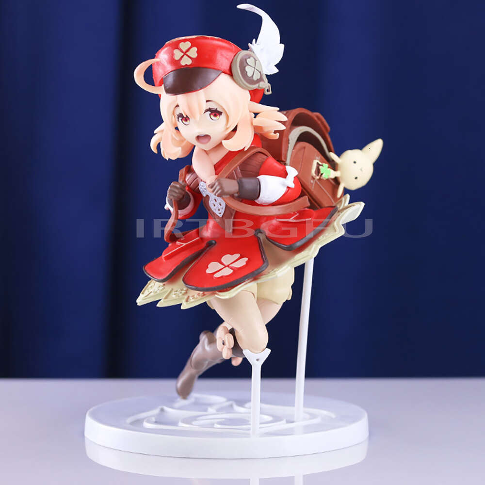 Anime Manga 24 cm en cours d'exécution Klee 1/7 Figurine Anime fille PVC Figurine jouet Genshin Impact jeu Statue Collection modèle poupée