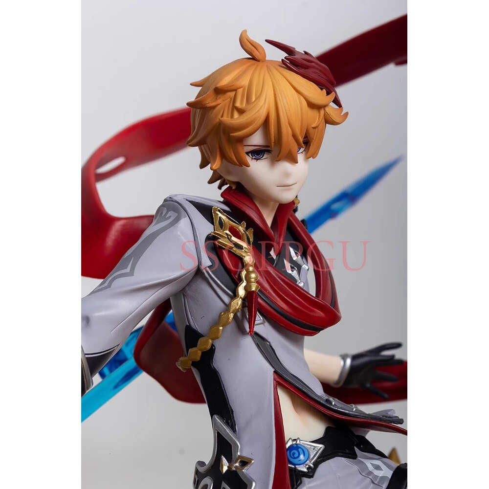 Figurine Manga Mihoyo Genshin Impact Morax Zhongli Tartaglia en PVC, jouet d'action Axe Fatui, Collection de jeu, poupée modèle Anime