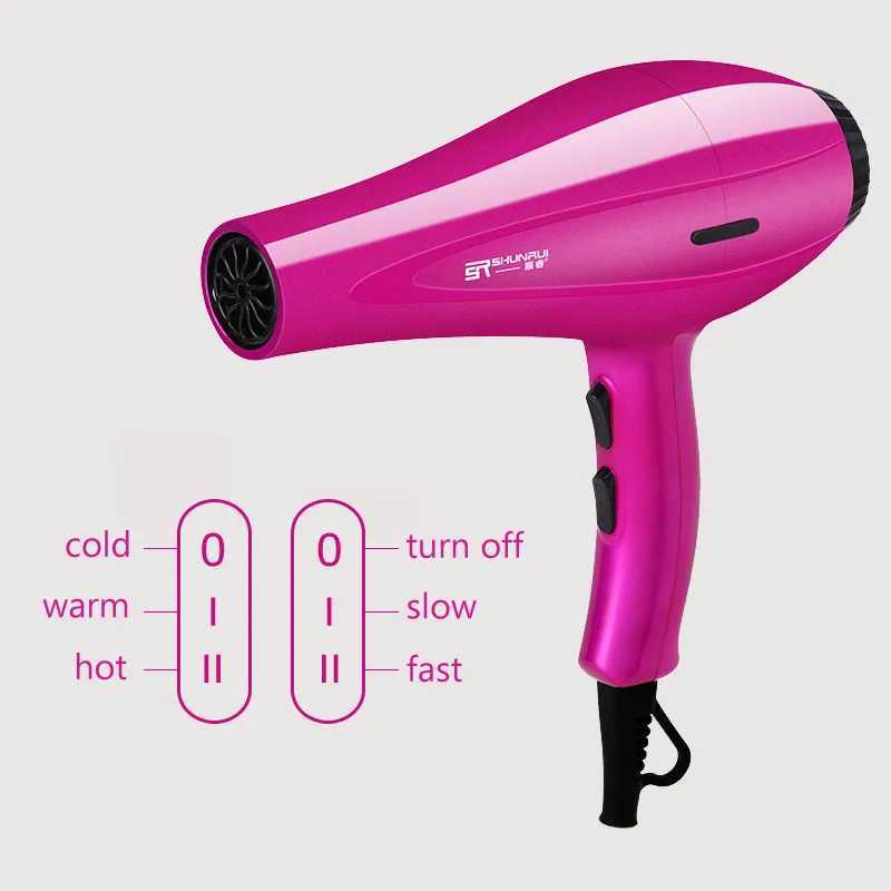 HAAR DROYERS PROFESSIONEEL BLAUW LICHT ANION BOOKDROOP 2 Snelheid 3 Warmteinstellingen 4000W Power Hot/Cold Wind Hair Dryer Salon Haarstyling 240401