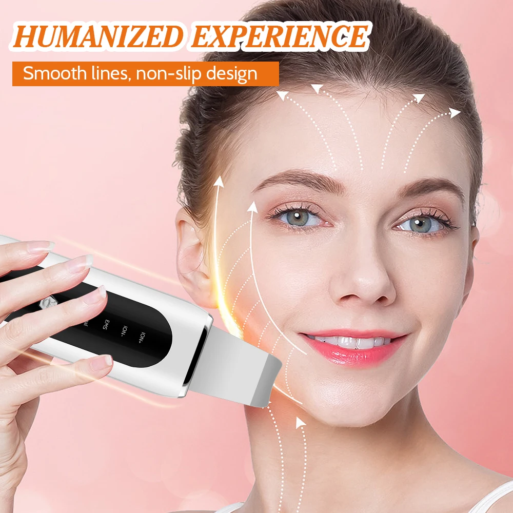 Instrument Ultrasonic Skin Pandher Blackhead Remover Deep Face Cleaning Hine Peeling Łopatę poru do twarzy Czyszczenie skóry Urządzenie urody