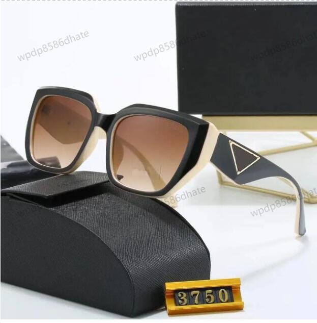 新しいファッションデザイナーのサングラストップルック豪華な長方形のサングラス