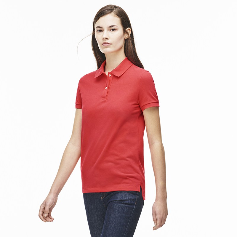 High Quality Women New in Short Sleeve Lacosts 2Buttons Leisure Polo Shirt Ladies Crocodile Graphic Fashion Casual Vintage Golf Tops Tees Elegant Designer Clothes