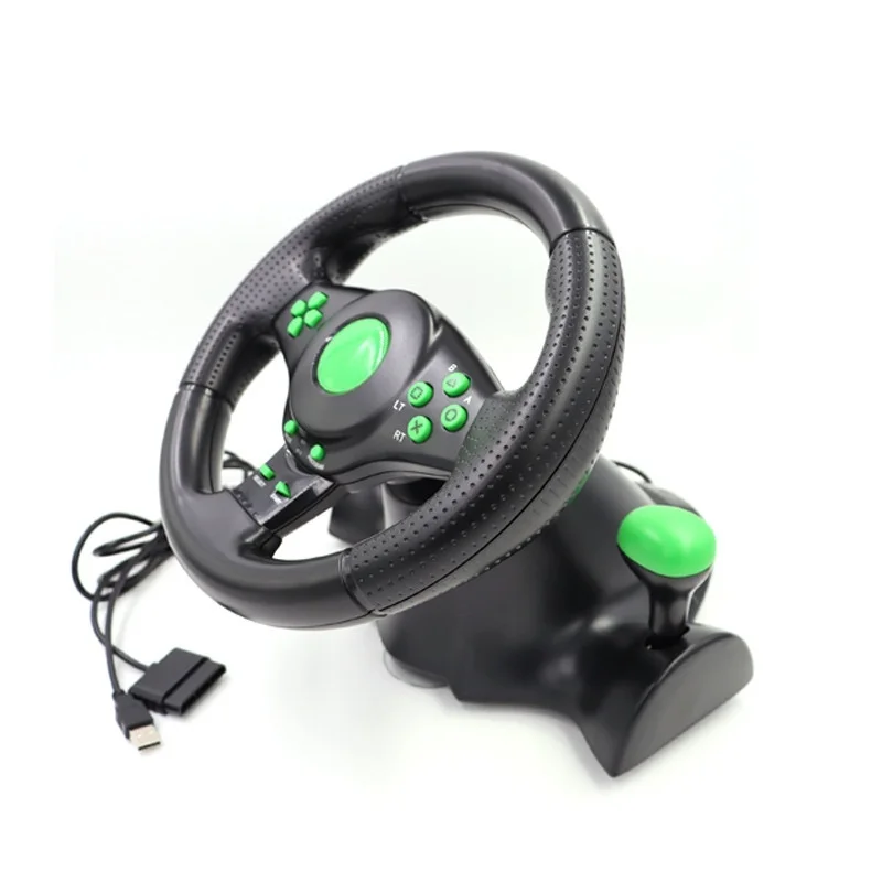 Wheels 7 i 1 Game Steering PS4/PS3/XB360/PC/Switch/PS4/Xbox One/Android Racing Game Steering Right Game ratt med vibration