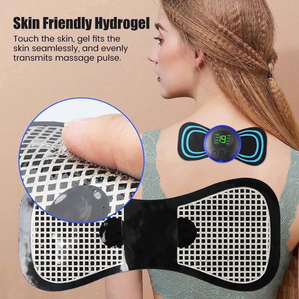 Masaje de cuerpo completo EMS Electric EMS Pulse Massorero de cuello 8 Modo Dolor de los músculos del hombro Masaje del cuerpo Masaje del cuerpo Relájate Fitness Instrumento 240407