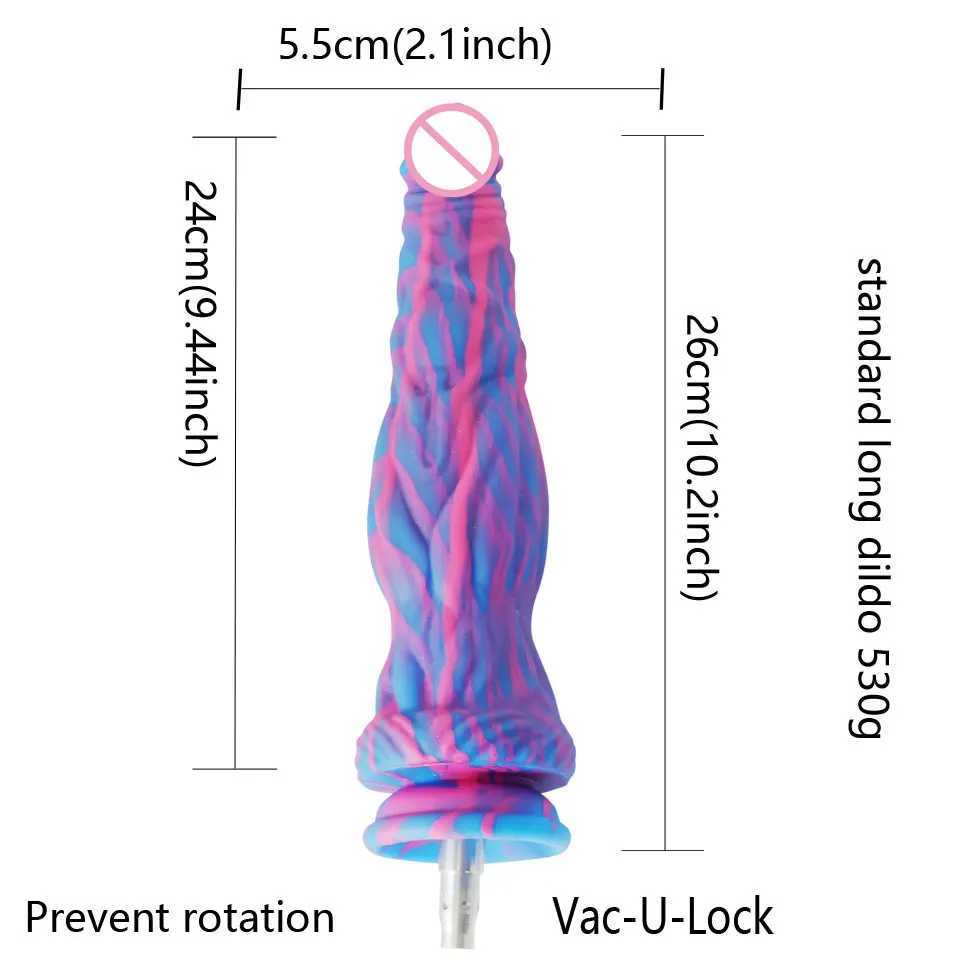 Vibratori FREDORCH Macchina del sesso Dildo Connettore rapido le donne Accessori macchine del sesso Giocattoli adulti Raccordi metallici anti-rotazione del sesso