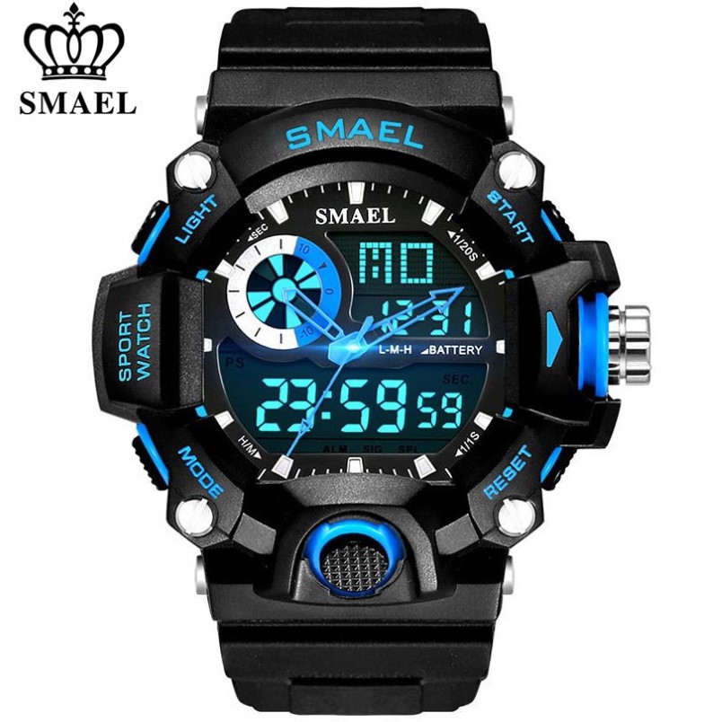 SMAEL Watches Men Military Army Watch Led Digital Mens Sports Wristwatch Male Gift Analog Shock Watch Relogio Masculino Reloj LY19169v