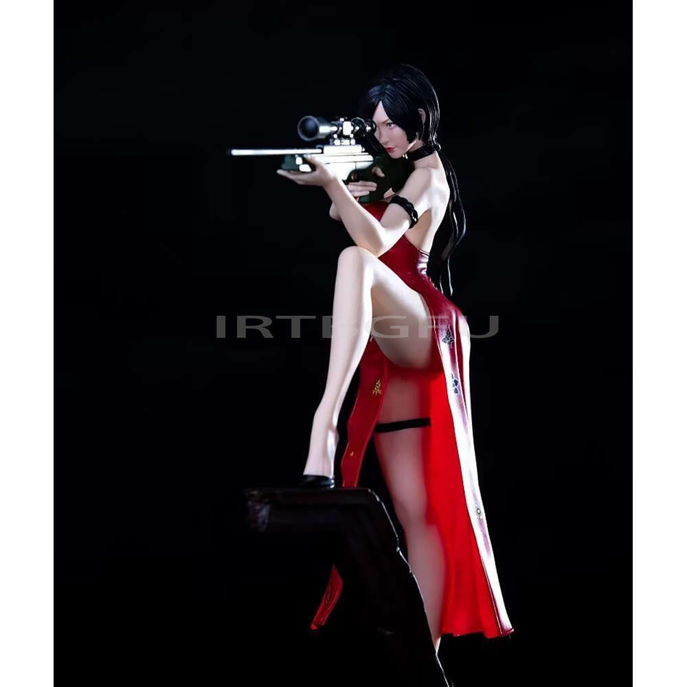 Anime mangá 34cm ada wong biohazard meninas anime figura pvc brinquedo jogo figuras de ação modelo colecionável boneca