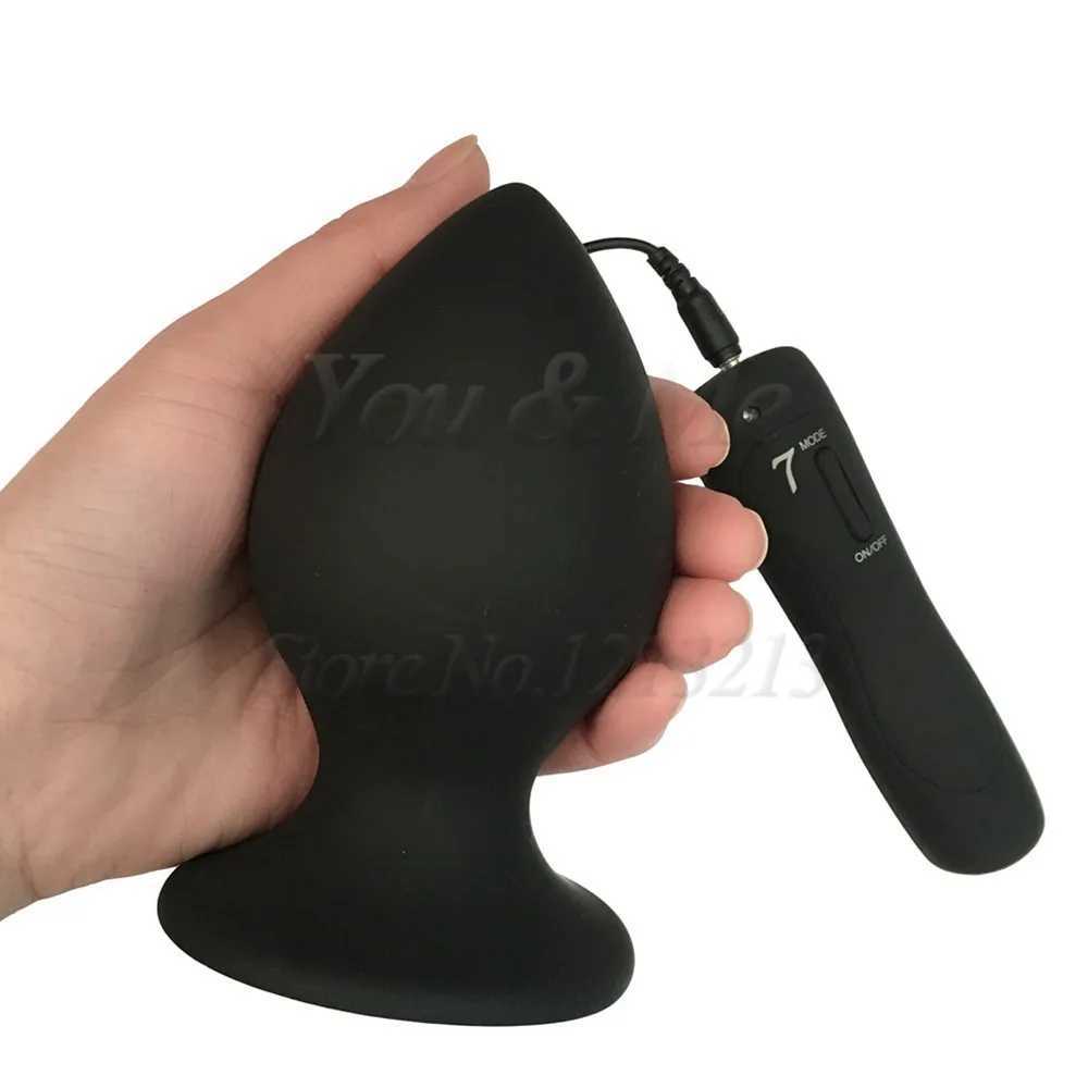 Vibratorer stora anal vibrator sex leksaker kvinnor män silikon super stor rumpa plugg enorm anala plug unisex anus expansion erotiska leksaker sex produkt