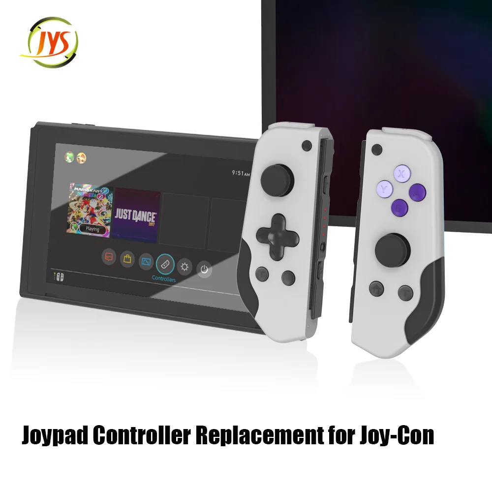 Gamepads nieuwe JYSNS202 Joypad trillingen Turbo Screenshot Draadloze controller voor Nintend Switch L/R Inclusief Bluetooth Game-joystick