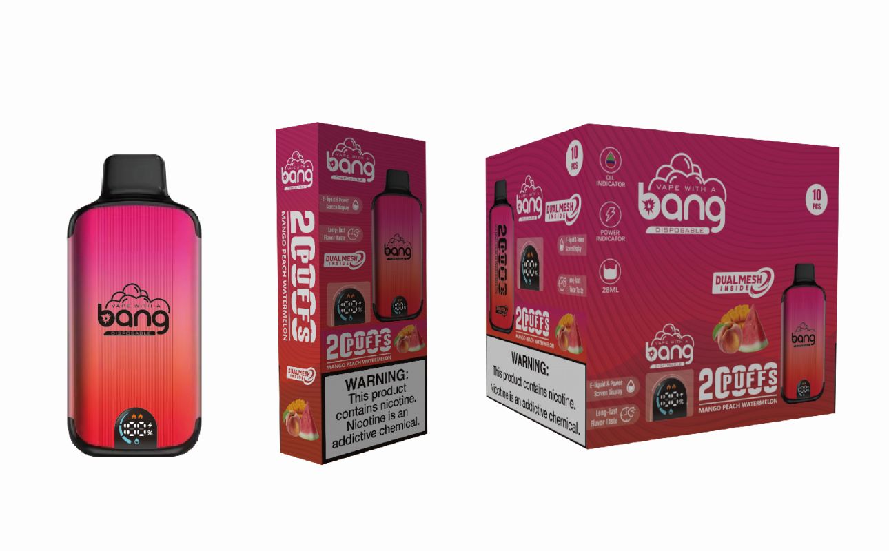 Bang box big pufss Puff 20000 20K Puffs Disposable Vape Authentic Vapers DUAL MESH Rechargeable Electronic Cigarettes 0% 2% 3% 5% Pen System