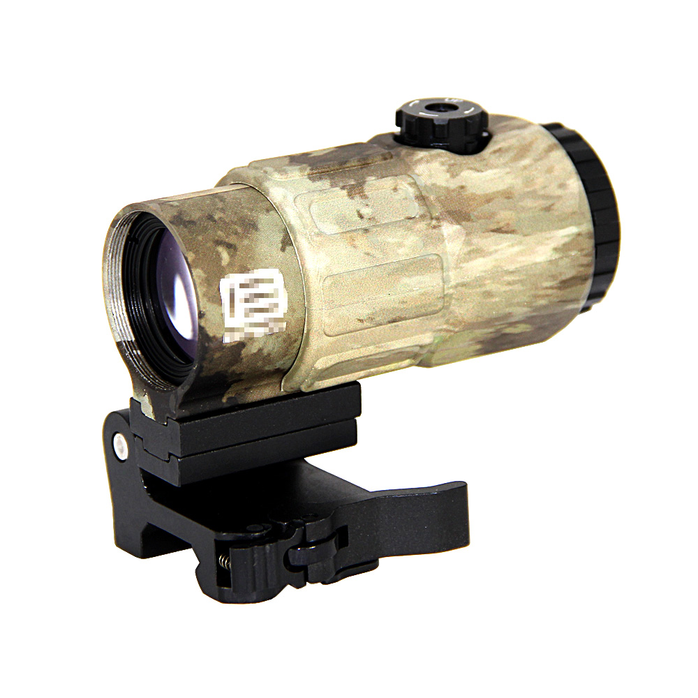 Tactical G45 Magnifier 5X Magnification Scope And 558 Red Green Dot Sight Combo Holographic T-DOT Rfile Hunting Optics G45.STS Switch to Side Quick Detachable Mount