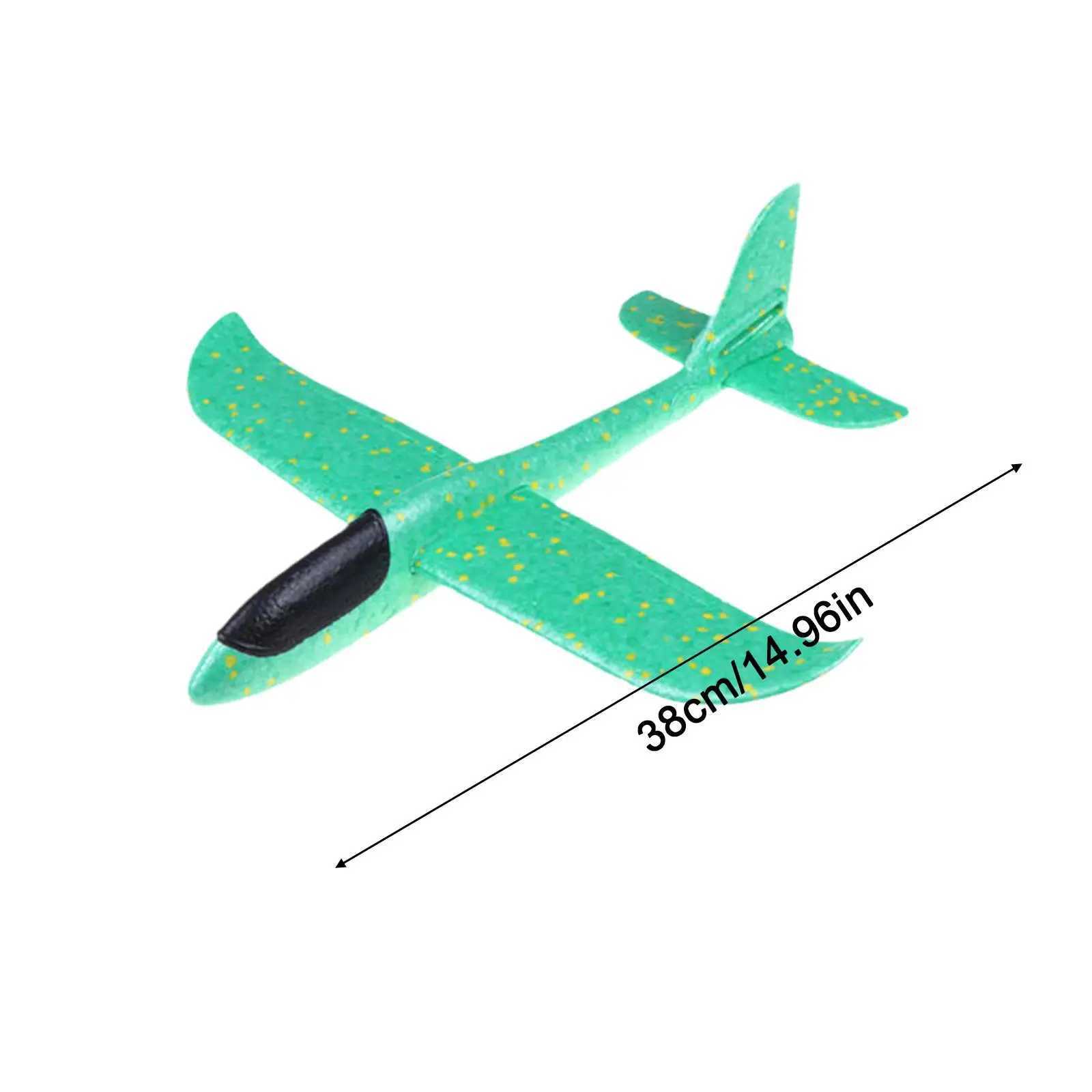 Modello di aereo 38CM Kit di aereo in schiuma EPP piccolo giocattolo volante lanciato a mano aereo gioco all'aperto modello di aereo resistente agli urti i bambini