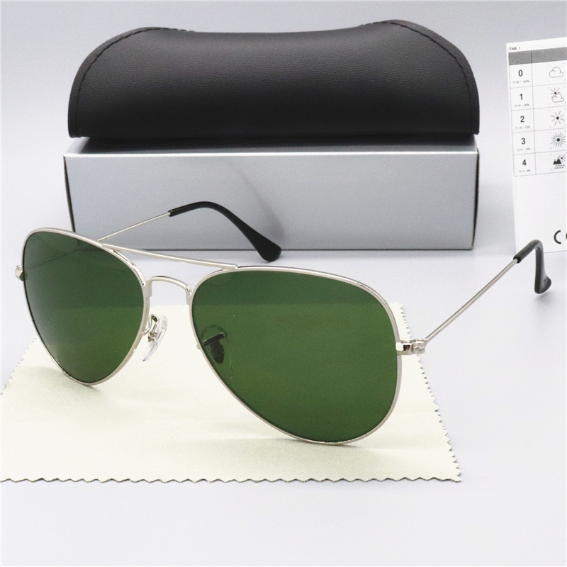 2024 Brand Designer Polarized Sunglasses 3025 Ray Men's and Women's Sunglasses. Pilot sunglasses UV400 glasses metal frame Polaroid lens with box 01