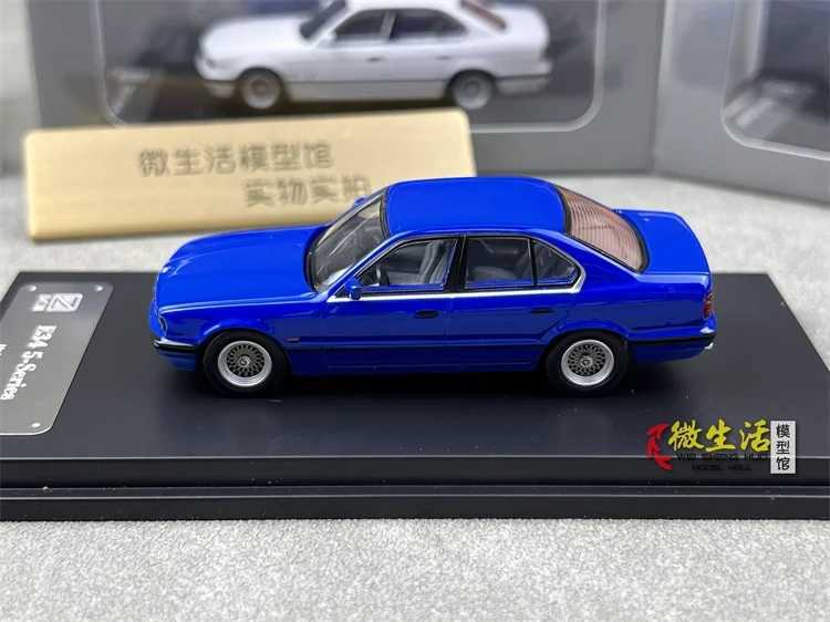 Diecast Model Cars Nylager DCM 1/64 E34 5-serien Sedan Diecast år 2023 Collection Gift Scale Model Car