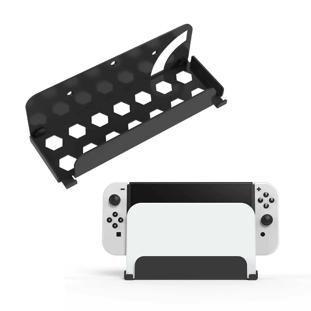 Supporti Staffa da parete Porta TV Box montaggio a parete Nintendo Switch Supporto supporto di controllo del gioco OLED accessori di gioco NS Switch