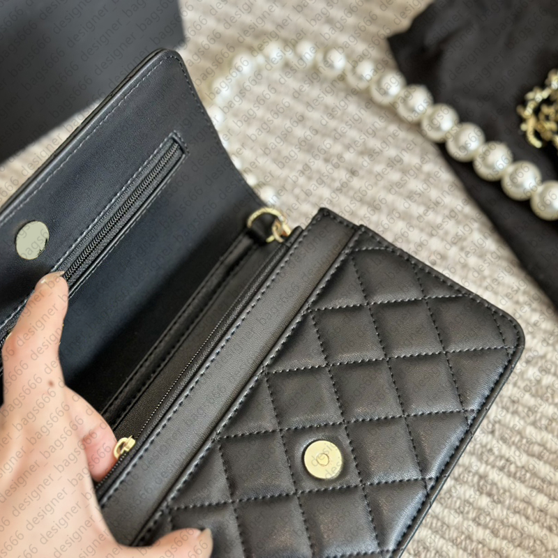 Designer Bags Fashion Bags Pearl Bags High Quality Crossbody Bags Leather Shoulder Bags White Evening Bags Black Handbags Mini Chain Bags Luxury Clutch Bags Wallets