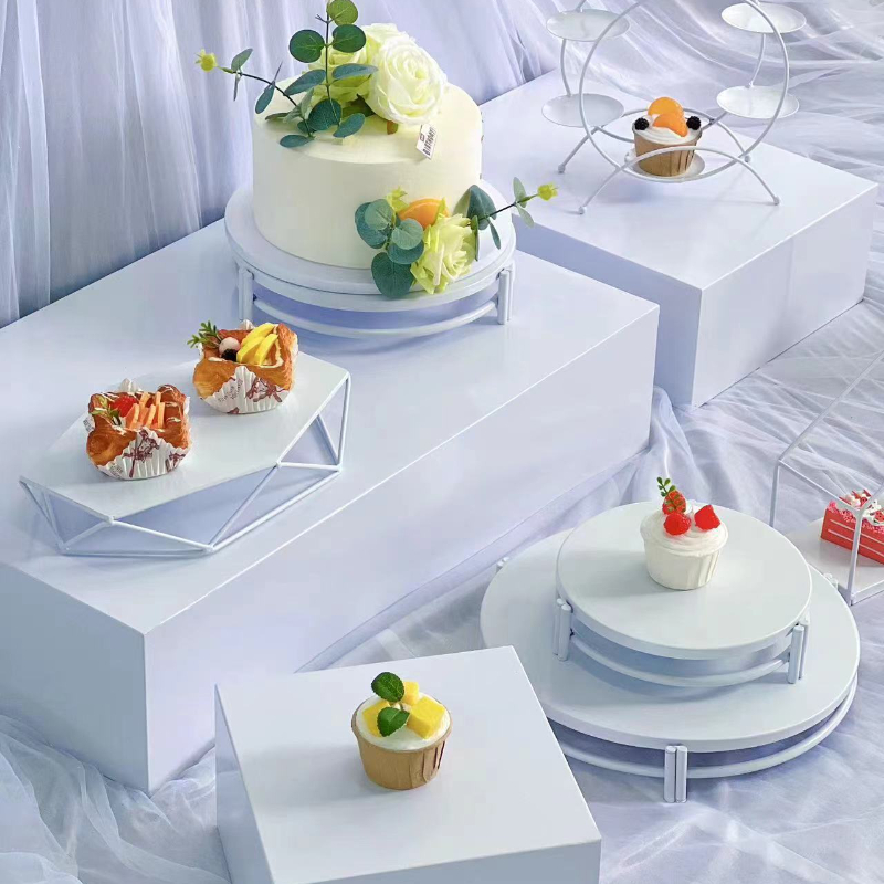 10 pièces de luxe décoration de mariage plateaux à desserts support à gâteau barre colonne Table Cupcake support à sandwich Buffet fête bonbons support faveurs artisanat pièce maîtresse support