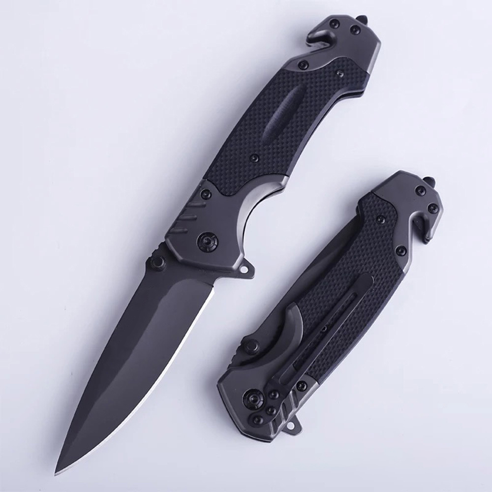 Tactical Folding Knife G10 High Hardness Multifunctional Self-Defense EDC Tool Camping Hunting Survival Pocket Saber