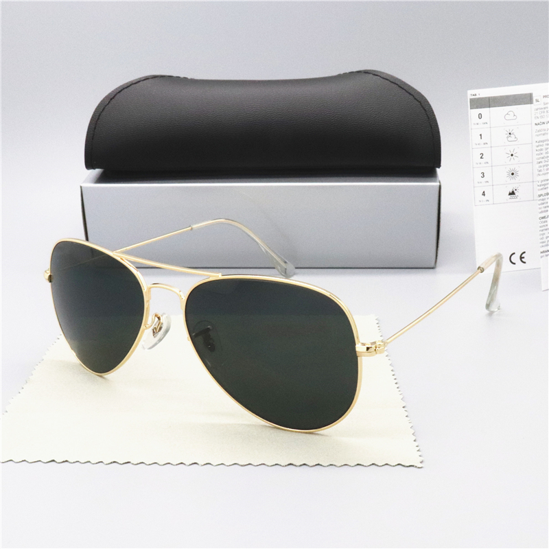 2024 Brand Designer Polarized Sunglasses 3025 Ray Men's and Women's Sunglasses. Pilot sunglasses UV400 glasses metal frame Polaroid lens with box 01