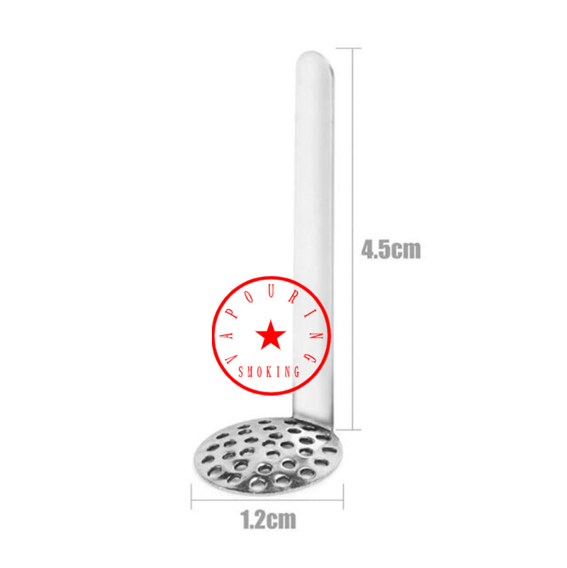 Smoking Metal Mini Dry Herb Tobacco Porous Handle Filter Screen Bowl Accessories Portable Handpipes Hand Pipes Replaceable Waterpipe Bubbler Bong Holder DHL