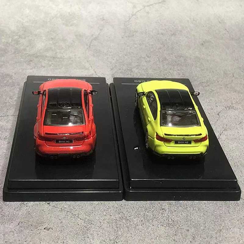 Diecast Model Cars Para 1 64 Model Car M3 G80 Alloy Die-cast Vehicle Display Coleção Presentes - Seleção de 2 cores