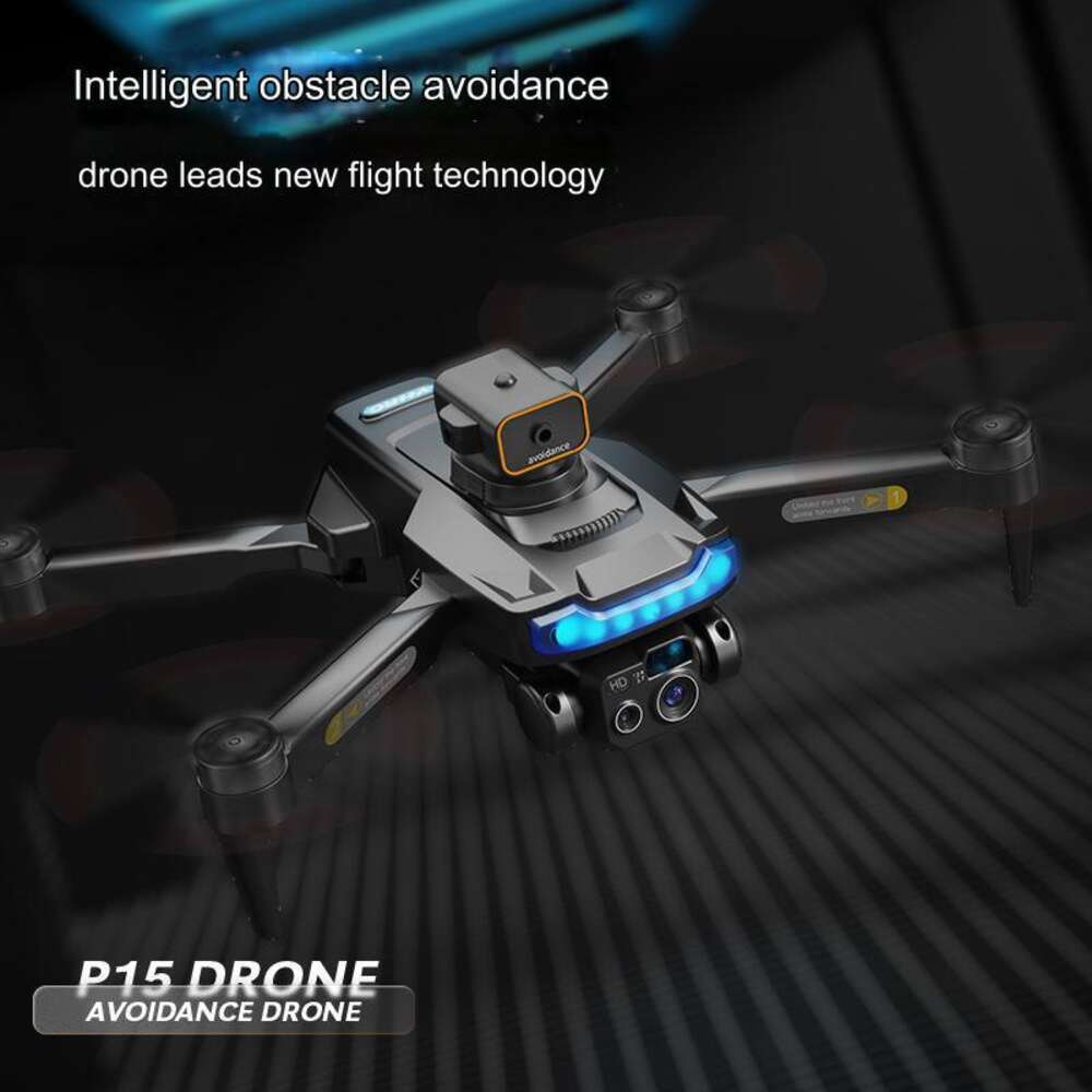 Nya P15 Brushless GPS High Definition Aerial Photography Drone Intelligent hinder Undvikande Folding Fjärrkontrollflygplan