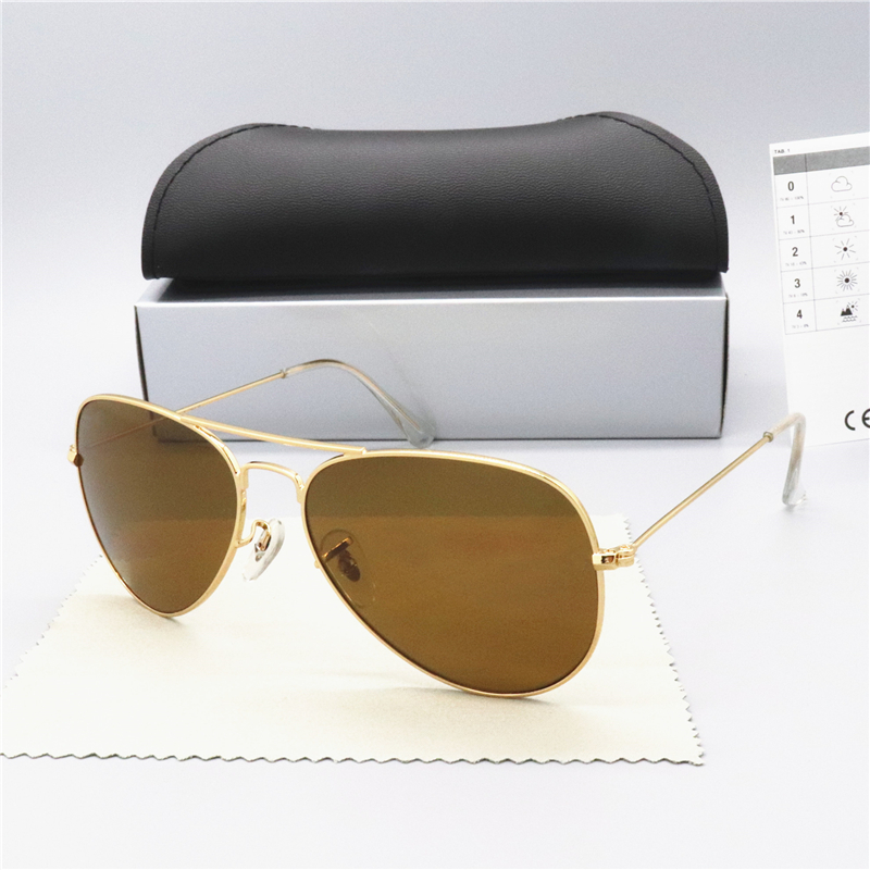 2024 Brand Designer Polarized Sunglasses 3025 Ray Men's and Women's Sunglasses. Pilot sunglasses UV400 glasses metal frame Polaroid lens with box 01