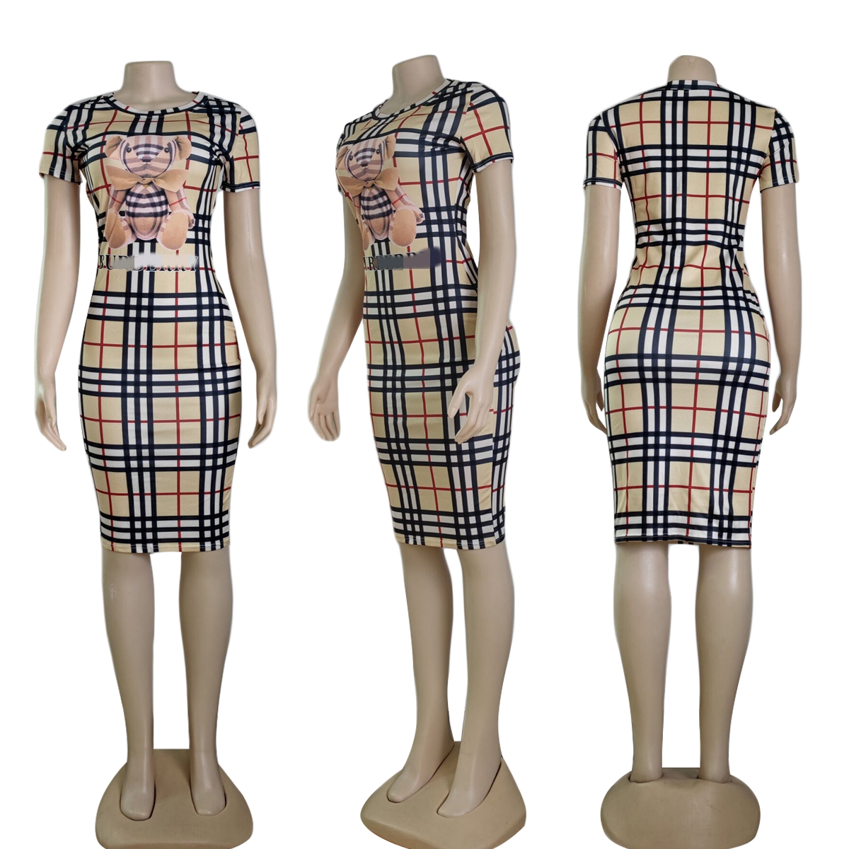 Летние платья-футболки женские повседневные с круглым вырезом с коротким рукавом облегающее платье средней длины Бесплатная доставка