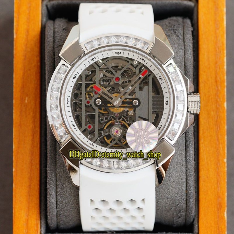 Ewigkeit Schmuck Uhren RRF Neueste Produkte EX100 20 WR WB A EPIC X CHRONO Automatische mechanische Herrenuhr T Diamon264s mit skelettiertem Zifferblatt