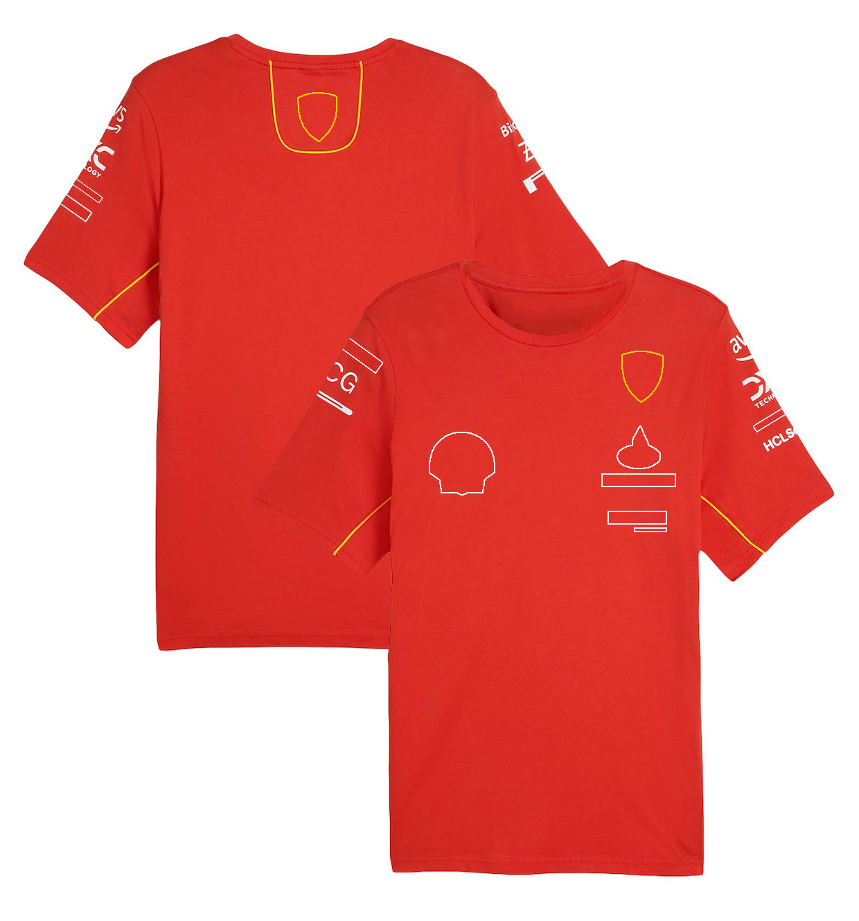 2024 F1 Coureur T-shirt Formule 1 Poloshirts voor heren T-shirt Nieuw seizoen Rode teamuniformkleding Racepak Motorsport T-shirt Jersey