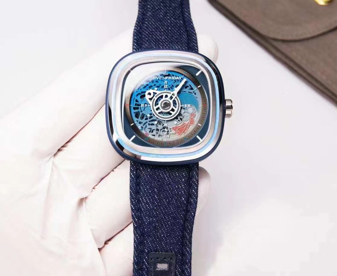 Лидер продаж 2024, новейшие модные часы SevenFriday, брендовые женские часы T серии T1/01, мужские автоматические механические часы, мужские часы с механизмом Miyota
