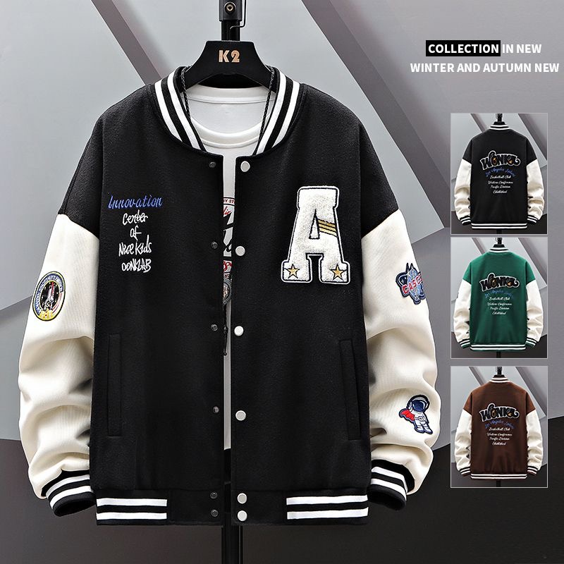 designer mens baseball jersey coat fashion womens letter man jackets embroiderd letter jacket single breasted tops couples men's clothing