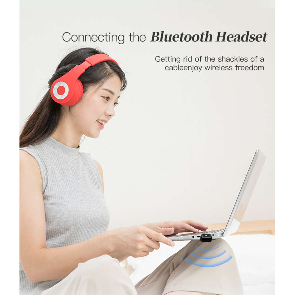 Bluetooth USB 어댑터 5.0 데스크탑 컴퓨터 송신기 무선 마우스 키보드 스피커 프린터 수신기