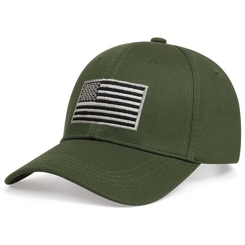 Ball Caps Army Army US Flag Unisex Mesh Haft Haft Baseball Hat Women Hip Hop Foot Hat Sport Outdoor Hat J240226