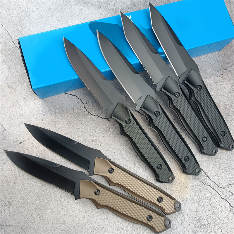 140BK BM Bench 154CM Drop Point / Tanto Blade Half Serrated / Full Blade Hunting EDC Tools Self Defense Tactical Knives Survival Knife