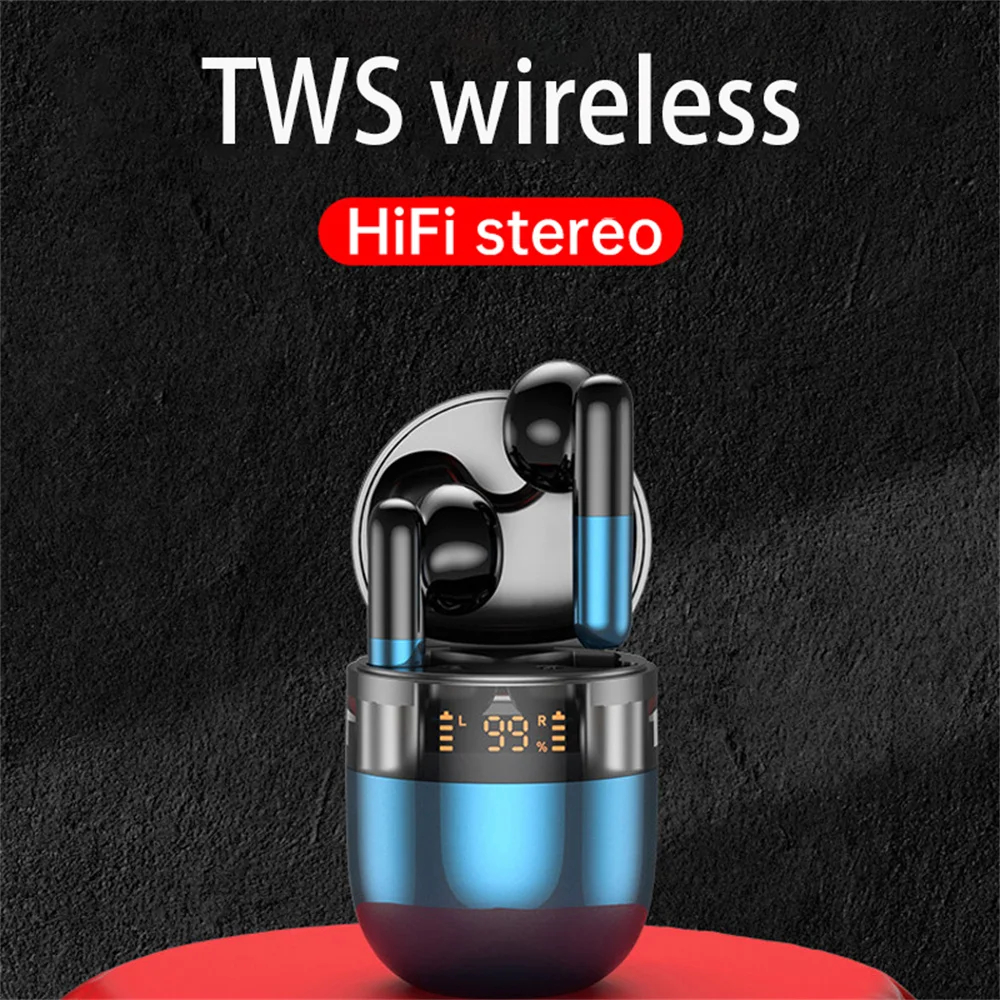 Auricolari Wireless J28 TWS cuffie Bluetooth cuffie con cancellazione del rumore auricolari stereo HIFI impermeabili microfono Xiaomi