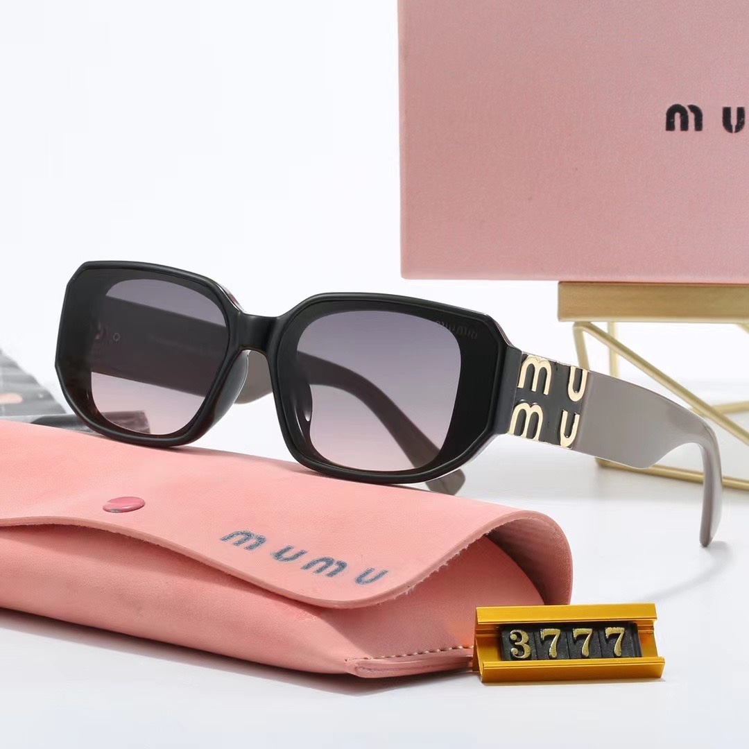 mu sunglasses Luxury Women`s Fashion Designer Sunglasses Goggle Beach Sunglasses For Men and Women Oval Frame Multiple Color Options Good Quality