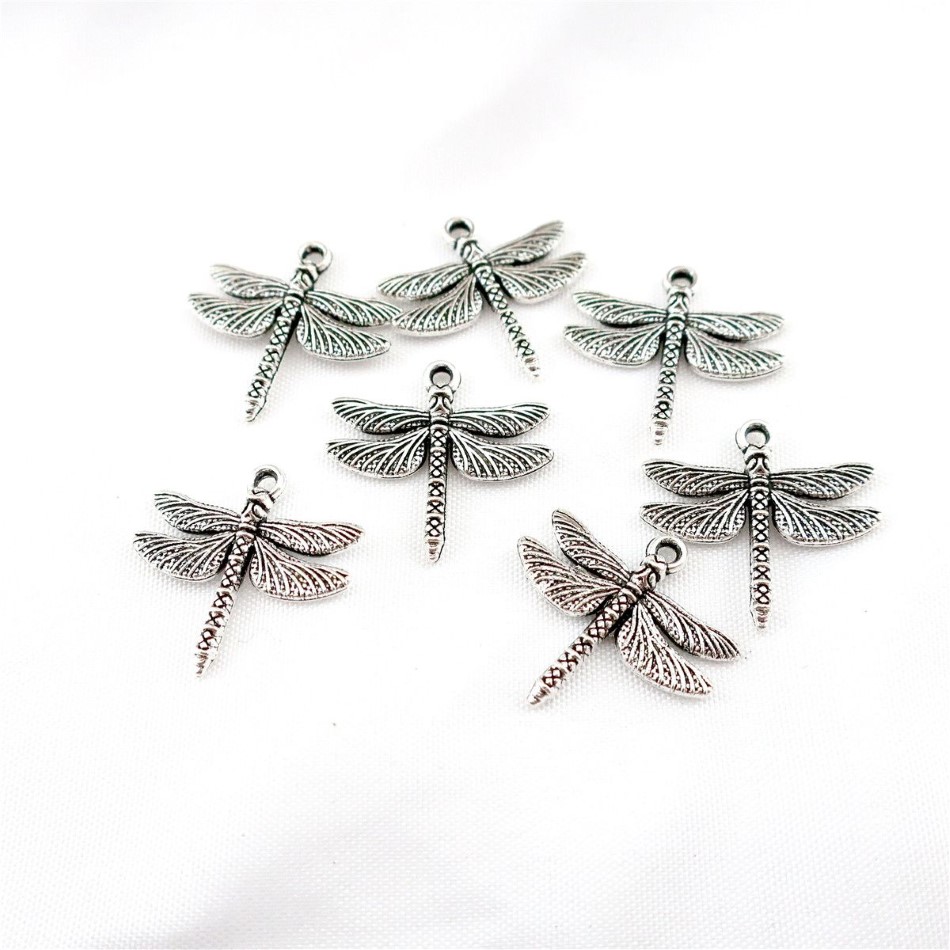 22848 Alloy Antique Silver Vintage Insects Dragonfly Pendant Charm Fashion Jewelry Accessory DIY Part2801