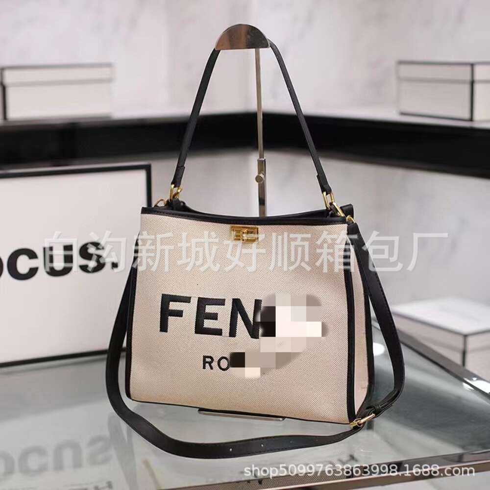 Fenjia – fourre-tout en toile de grande capacité, fil brodé pour femmes, sac à bandoulière à main, à la mode, vente en gros d'usine à 75%