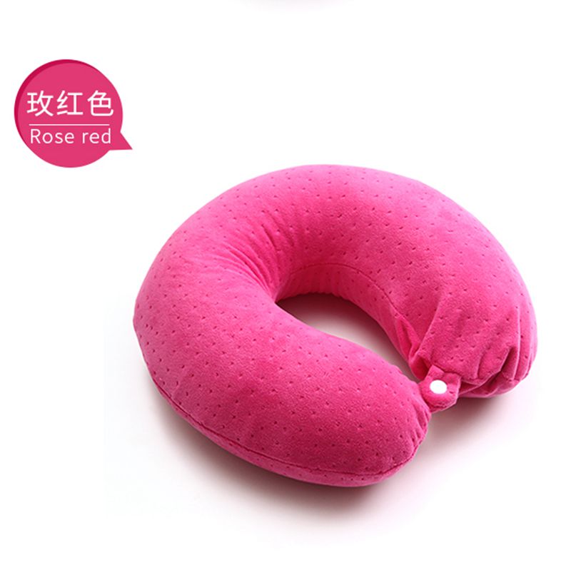 verastore Cushion Decorative U Shape Pillow Breathable Latex Rubber Core Ergonomic Outline Design Gift Sleep Comfortable Soft Honeycomb Thailand