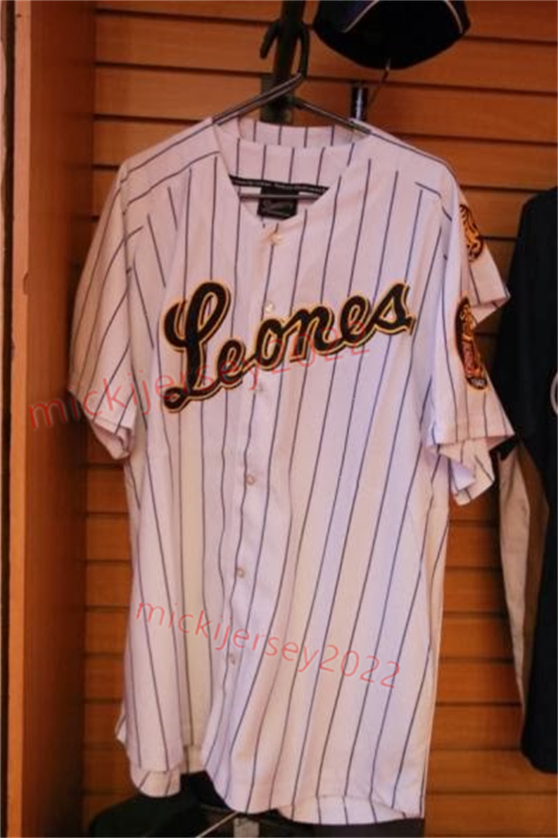 Maillot de baseball cousu Bo Diaz Pete Rose Cervezeria Caracas, maillot personnalisé Leones del Caracas